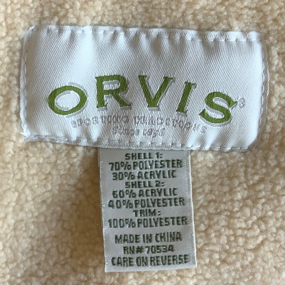 ORVIS double layer tartan plaid fleece throw blanket - Picture 3 of 10